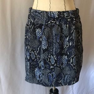 NEW YORK & CO Snakeskin Print Skirt